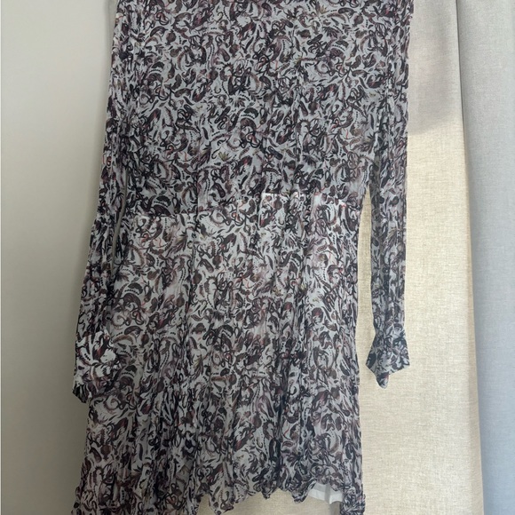 IRO Ruffle Dress- good condition- Size FR 40 - Picture 5 of 7